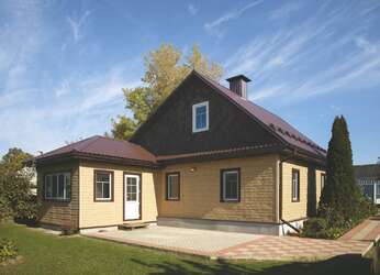 Фасадная панель Stone House Камень золотистый Фасадная панель Stone House Камень золотистый