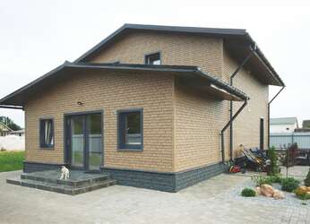 Фасадная панель Stone House Кирпич бежевый Фасадная панель Stone House Кирпич бежевый